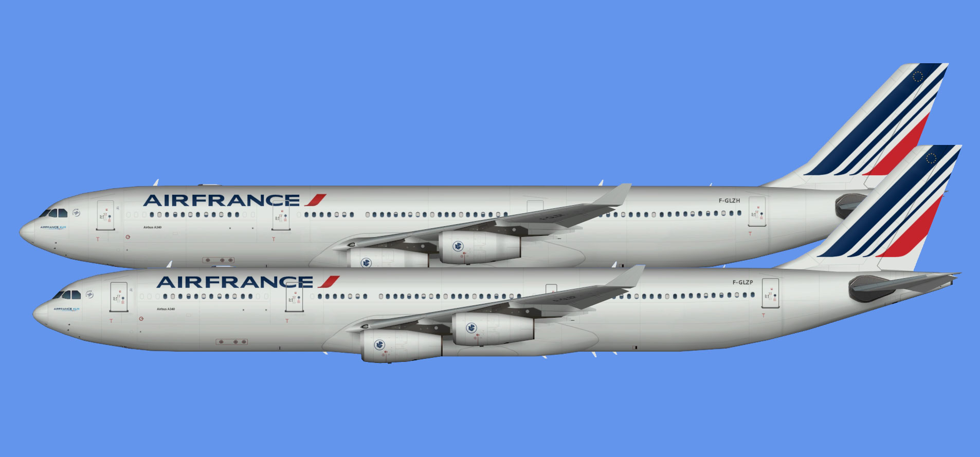 Air France A340 fleet (TFS)