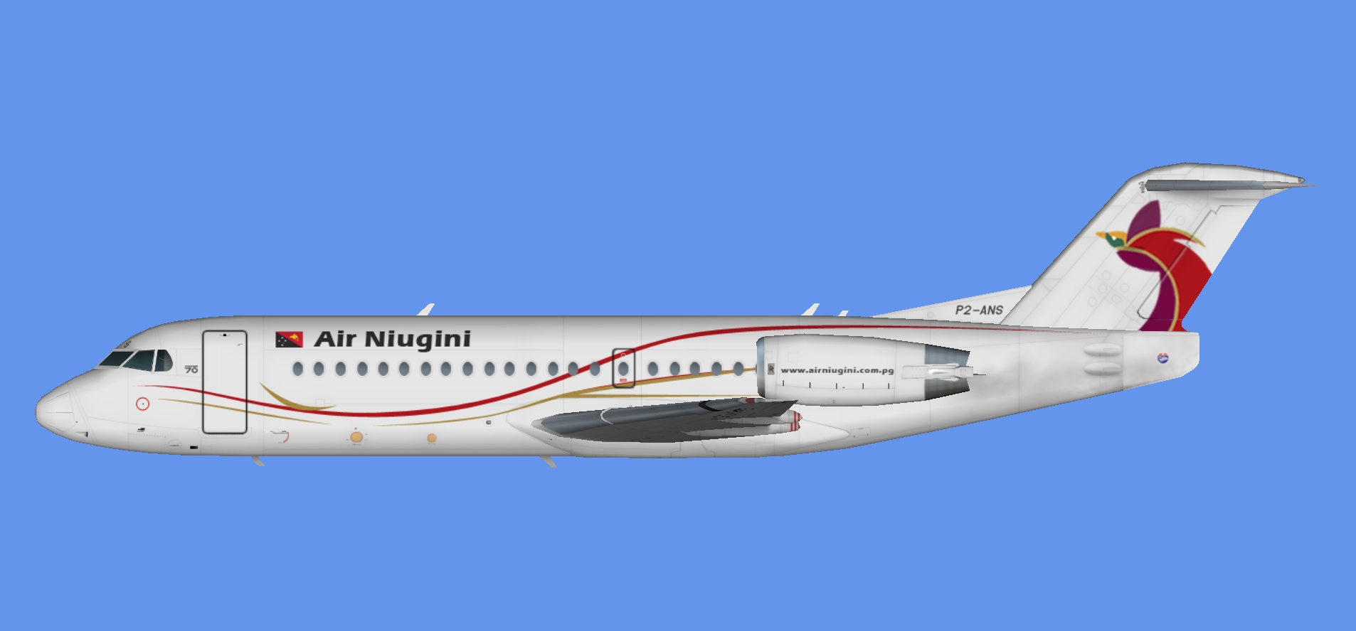 Air Niugini Fokker 70