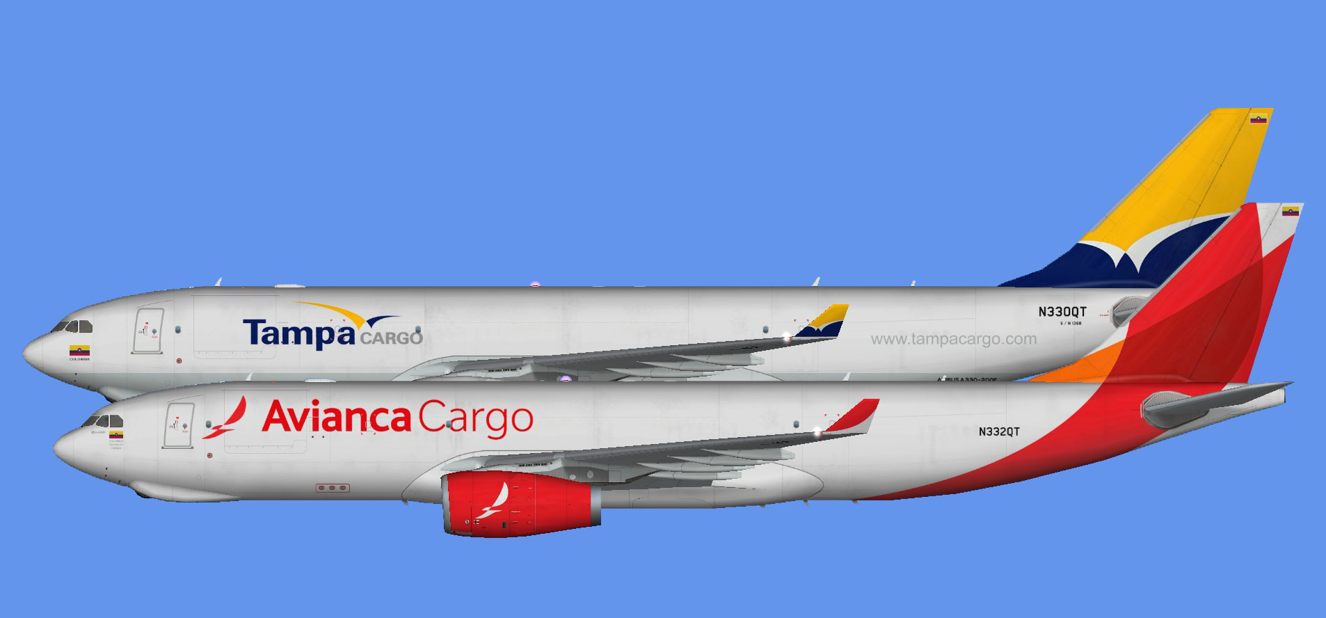 Avianca Cargo Colombia A330F (FSP)