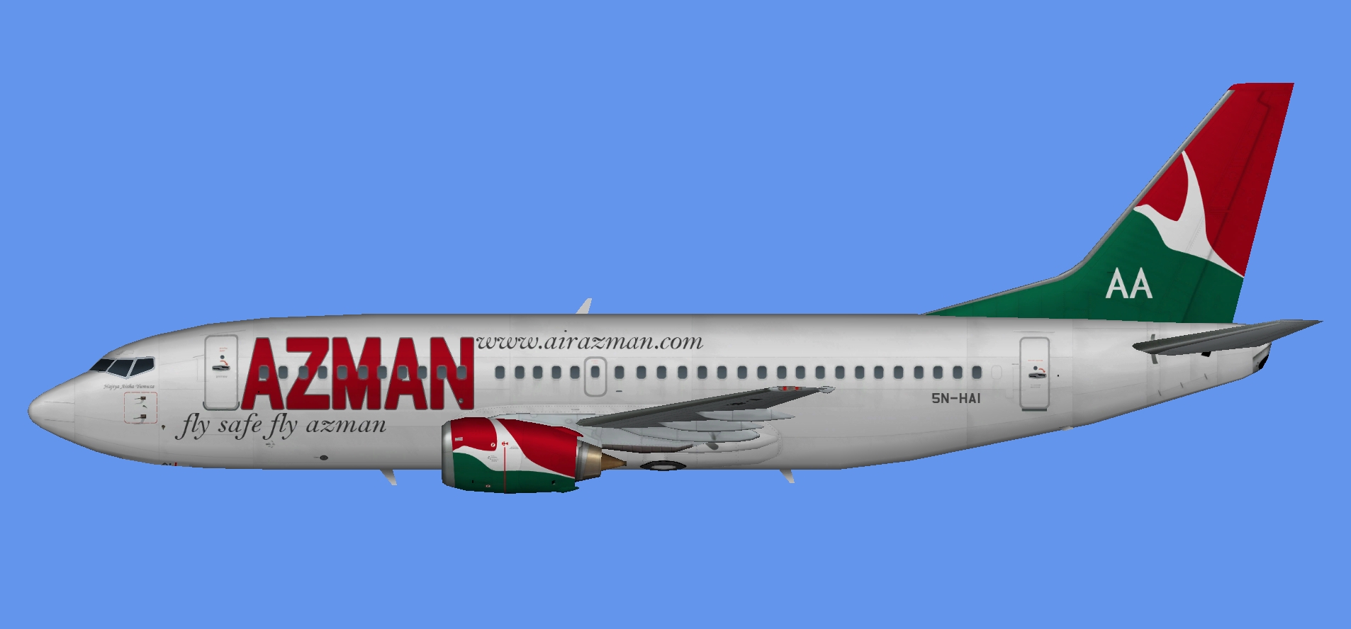 Azman Air Boeing 737-300