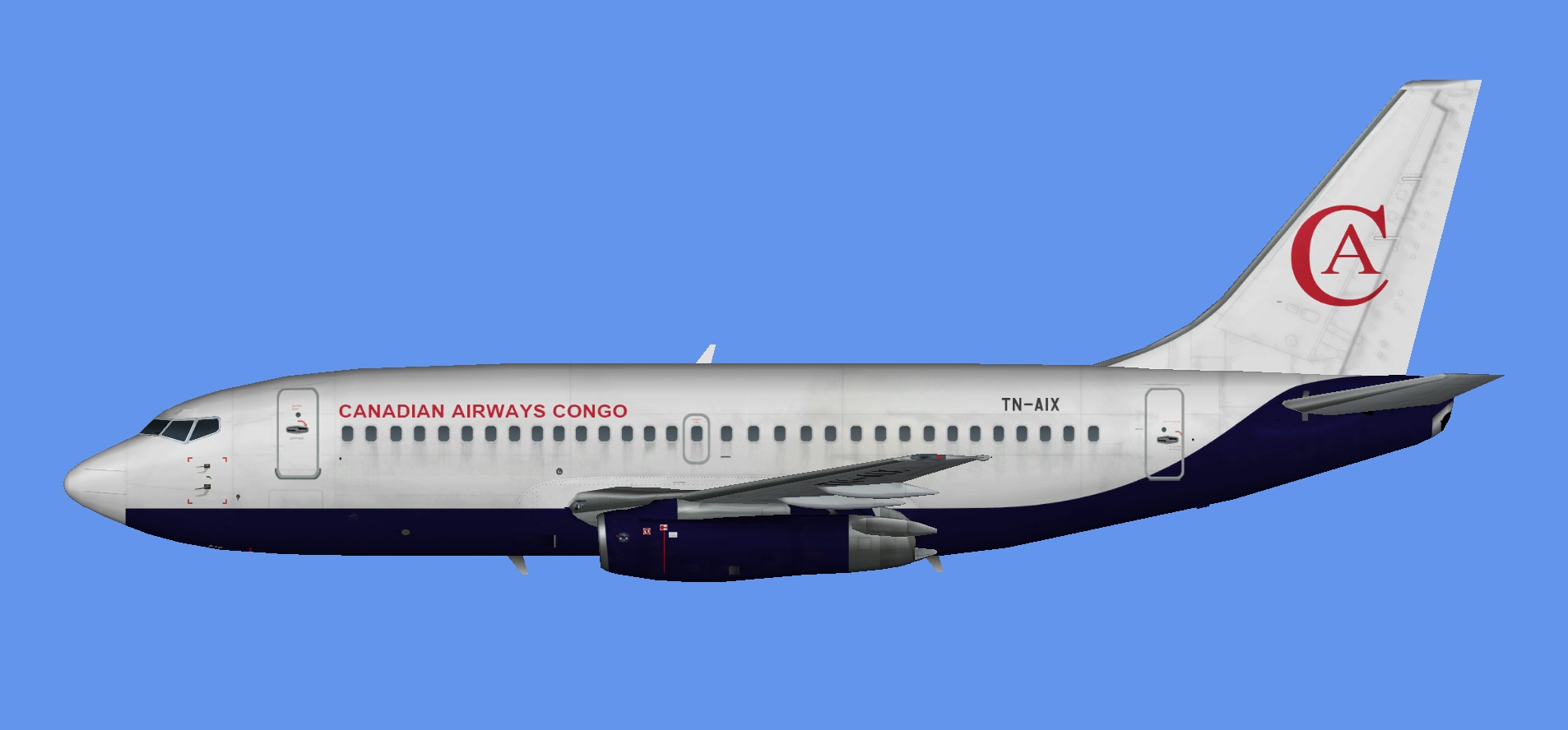 Canadian Airways Congo Boeing 737-200