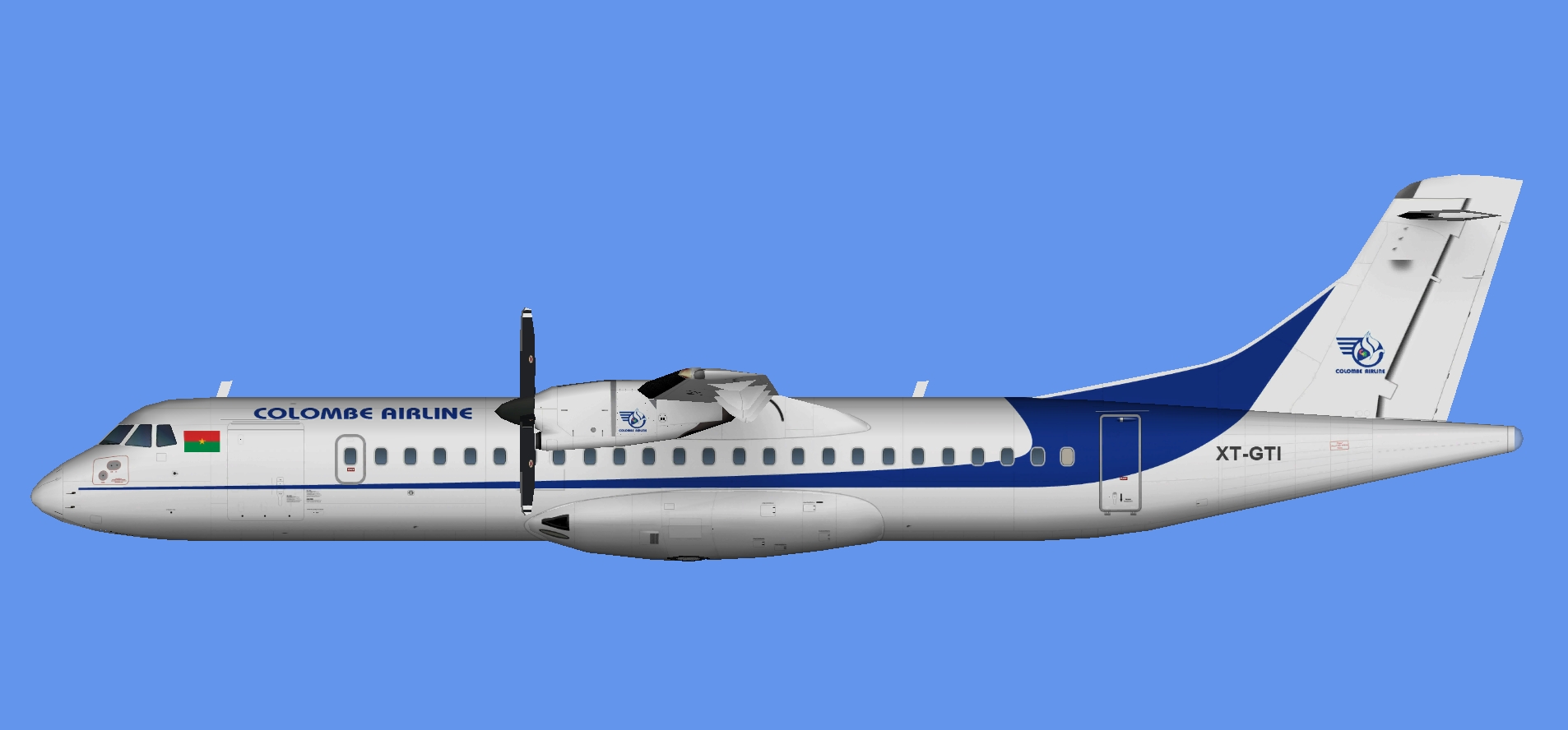 Colombe Airline ATR 72
