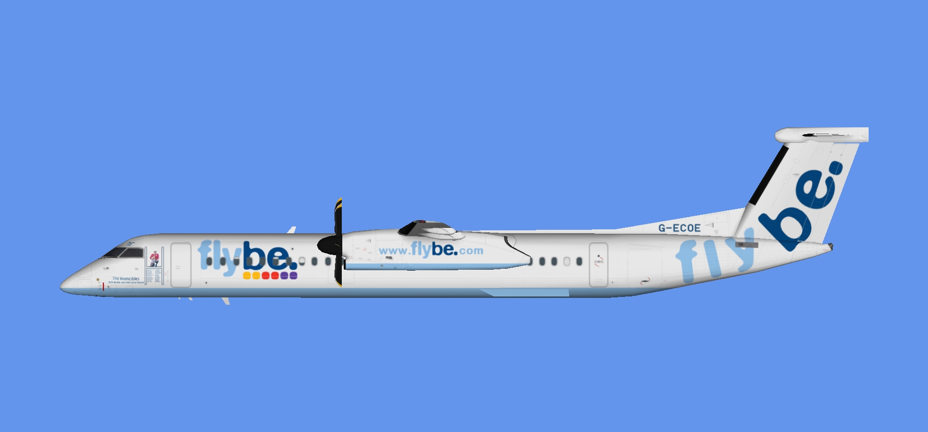 Flybe Dash 8-400 'The Invincibles'