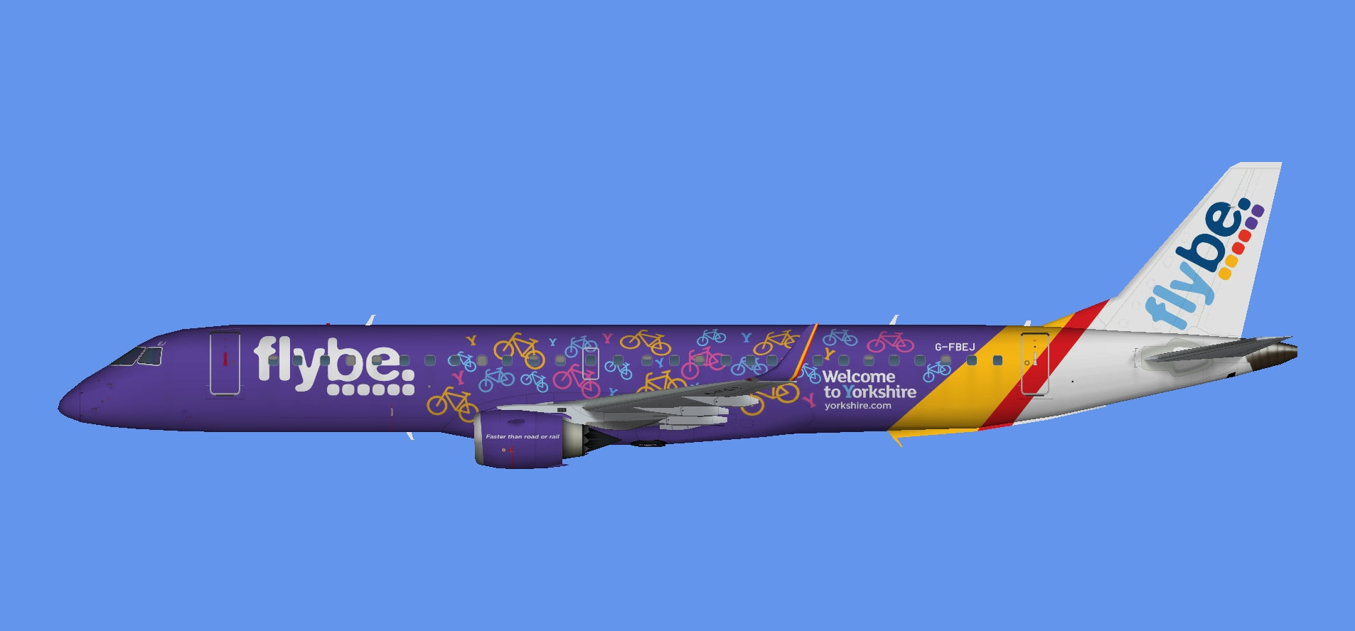 Flybe Embraer E195 'Yorkshire'