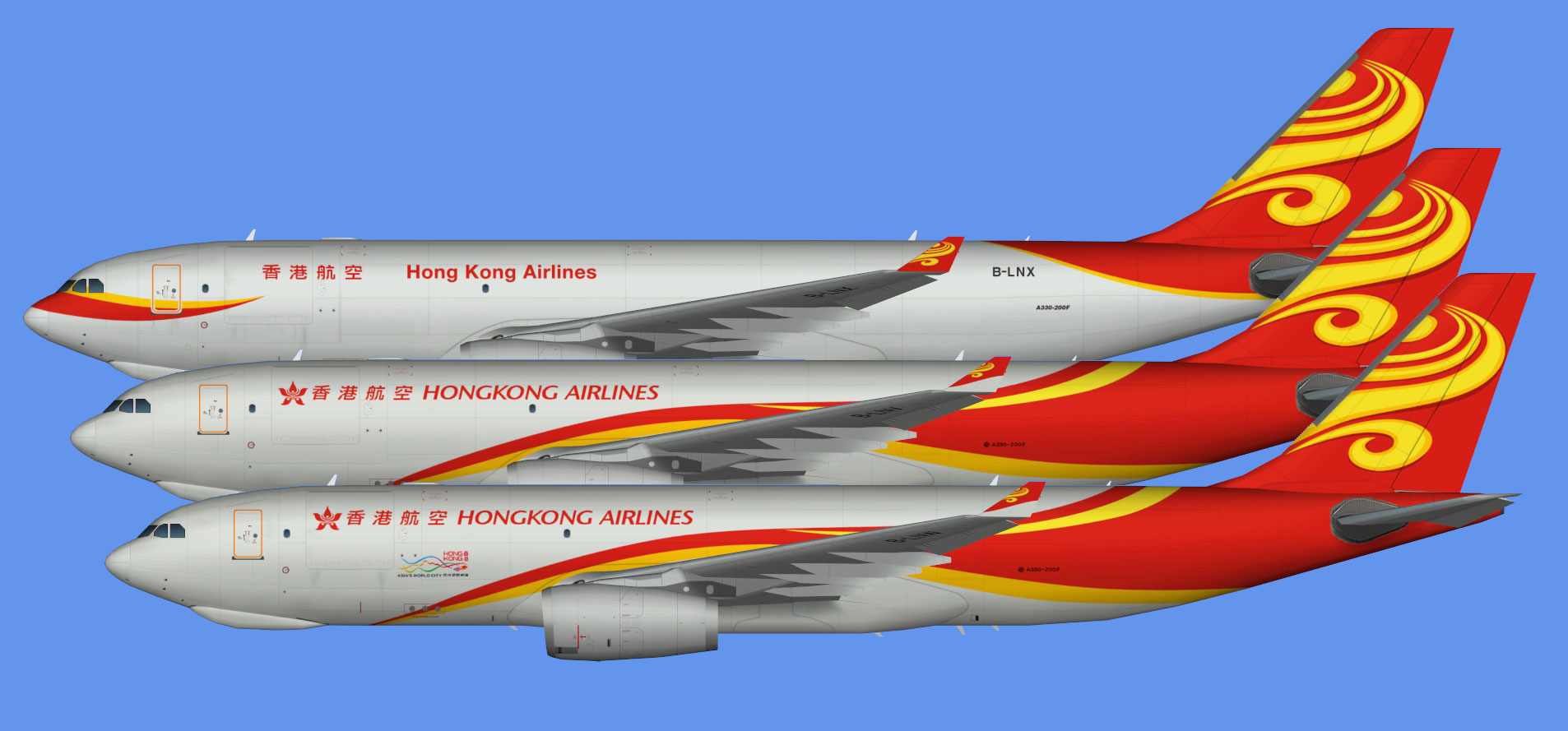 Hong Kong Airlines A330-200F (TFS)