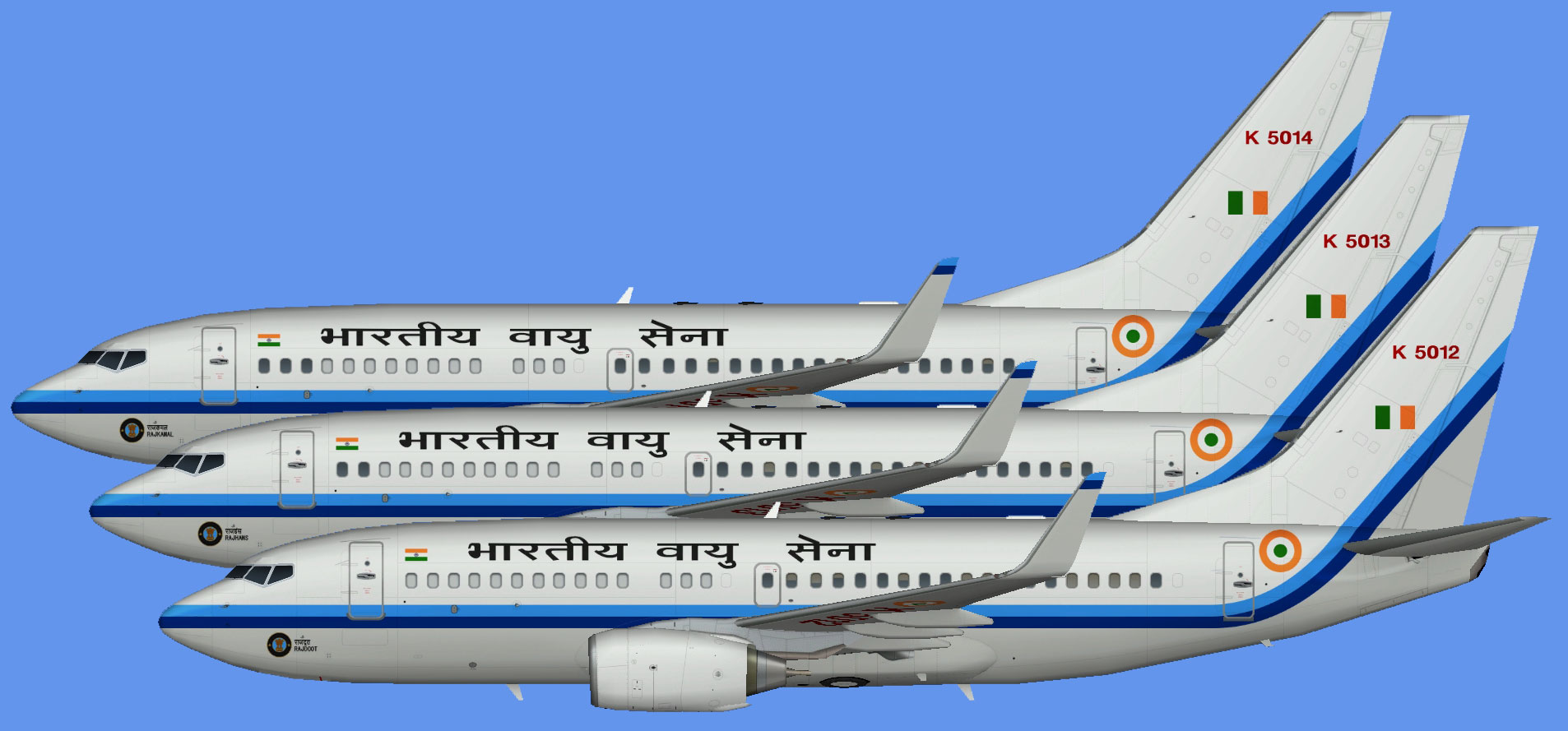 Indian Air Force Boeing 737-700w (BBJ)