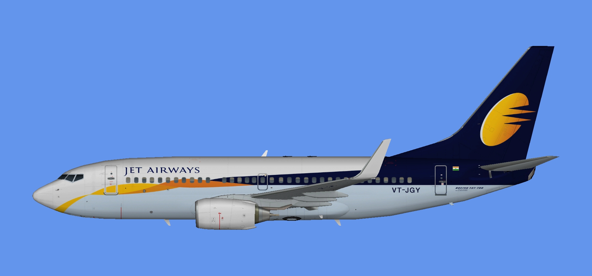 Jet Airways Boeing 737-700w