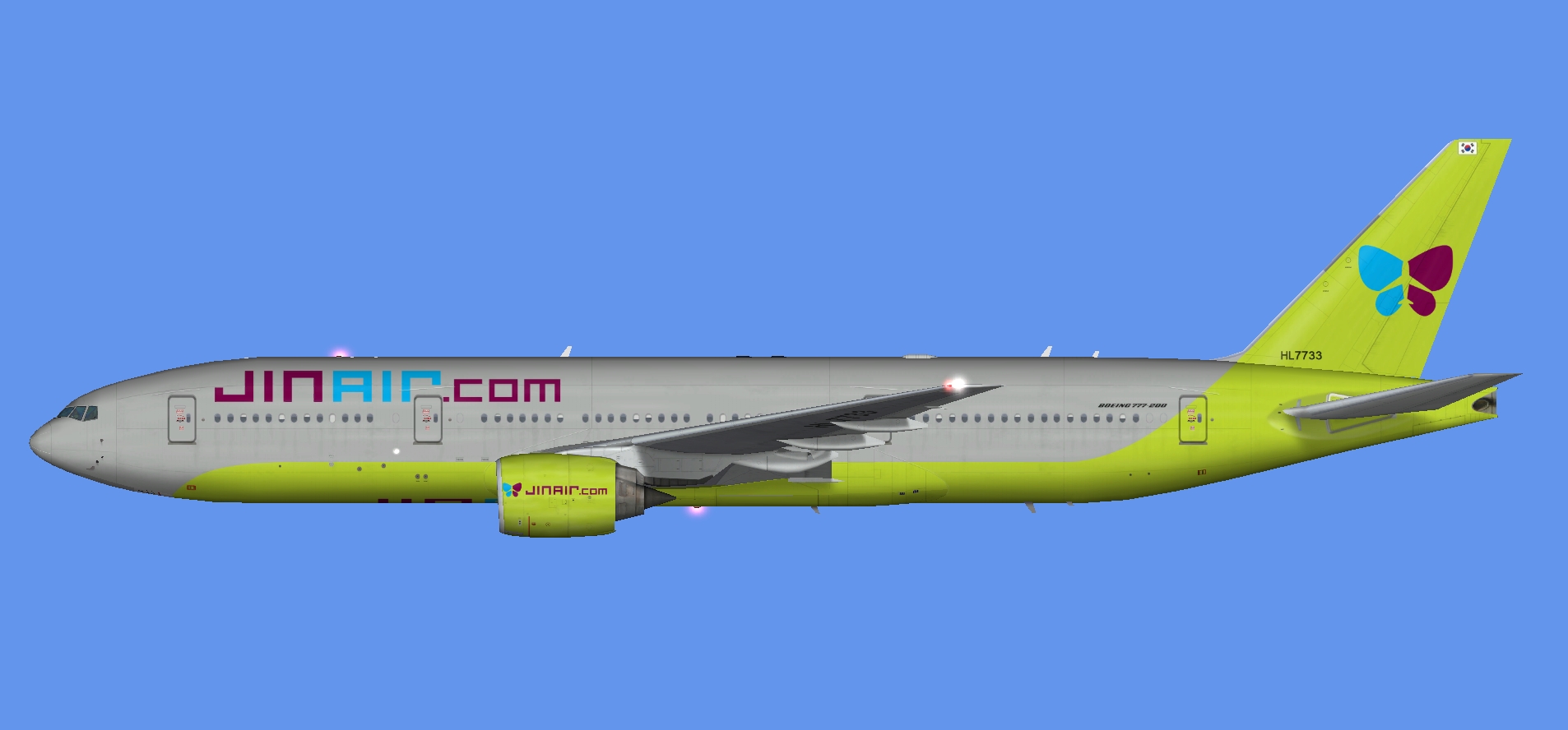 Jin Air Boeing 777-200 (FSP)