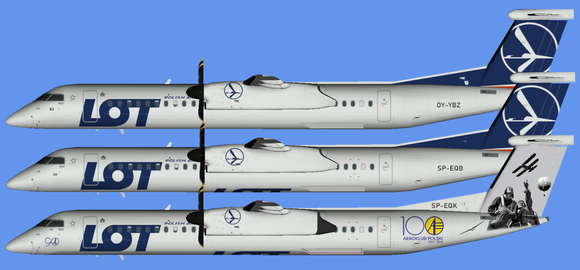 LOT Polish Airlines Dash 8-400