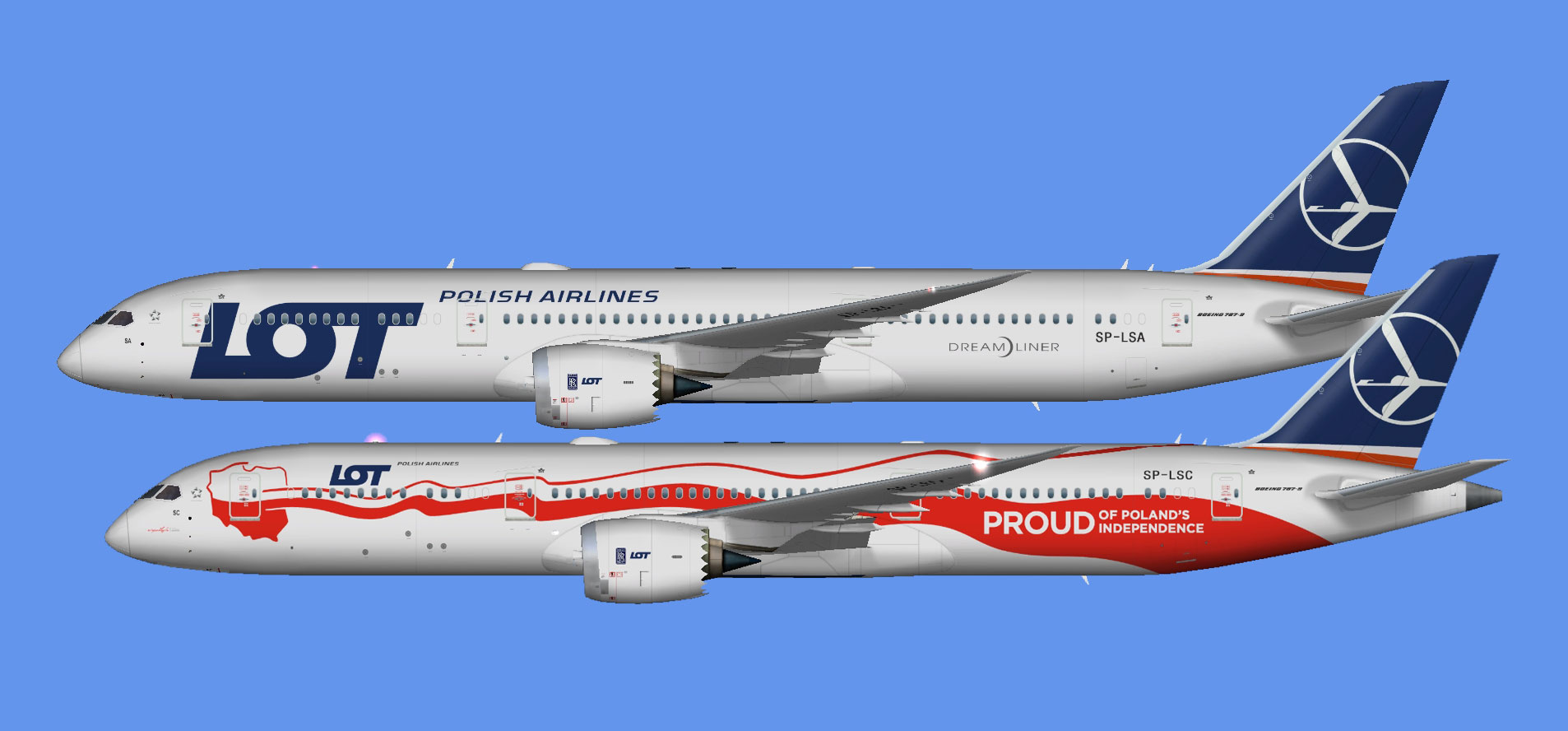 LOT Polish Airlines Boeing 787-9 (FSP)