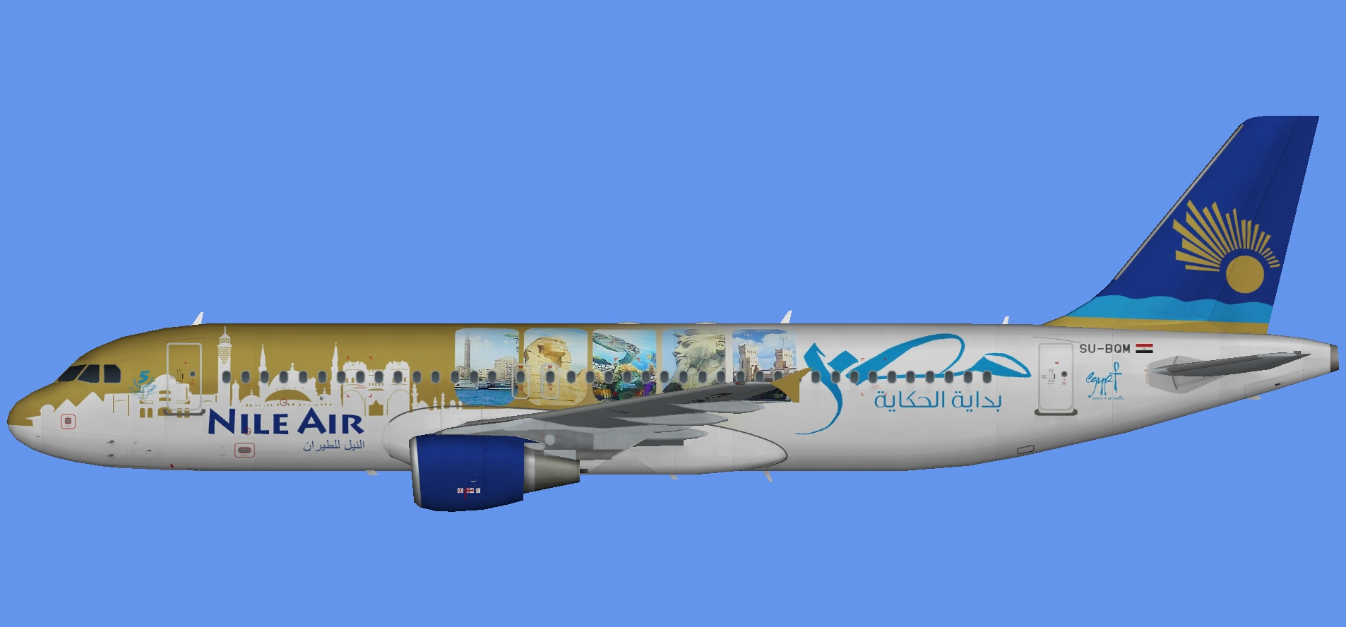 Nile Air A320 'Egypt Tourism'