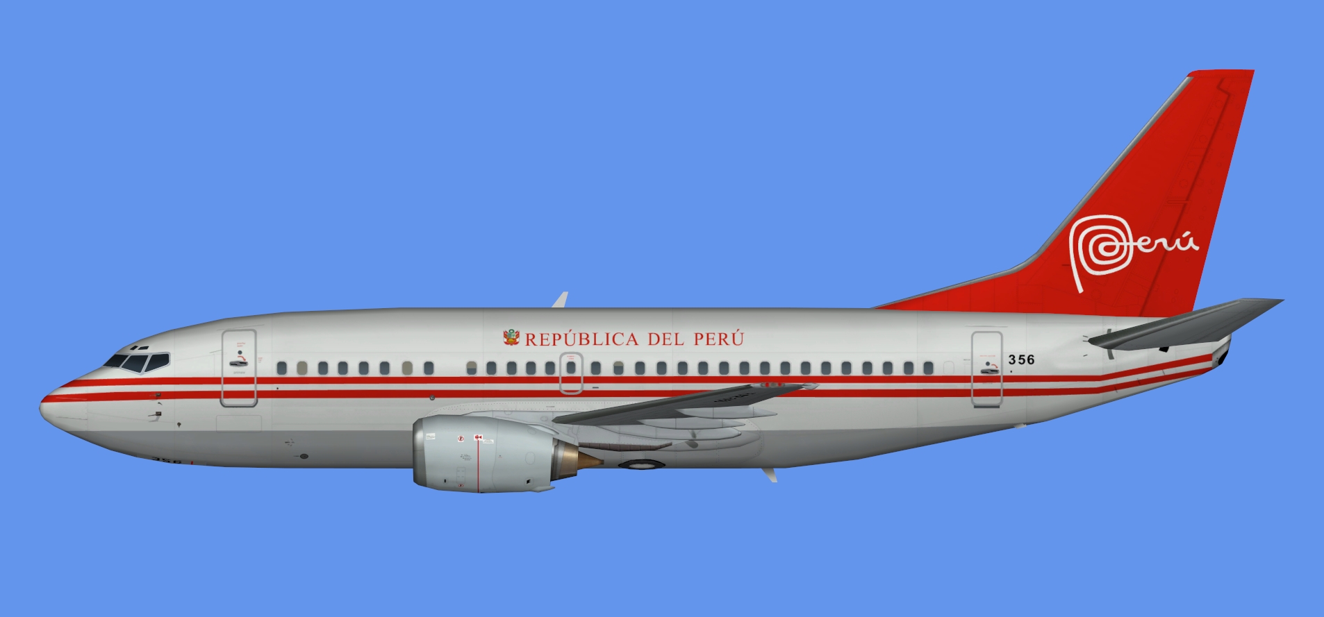 Peruvian Air Force Boeing 737-500