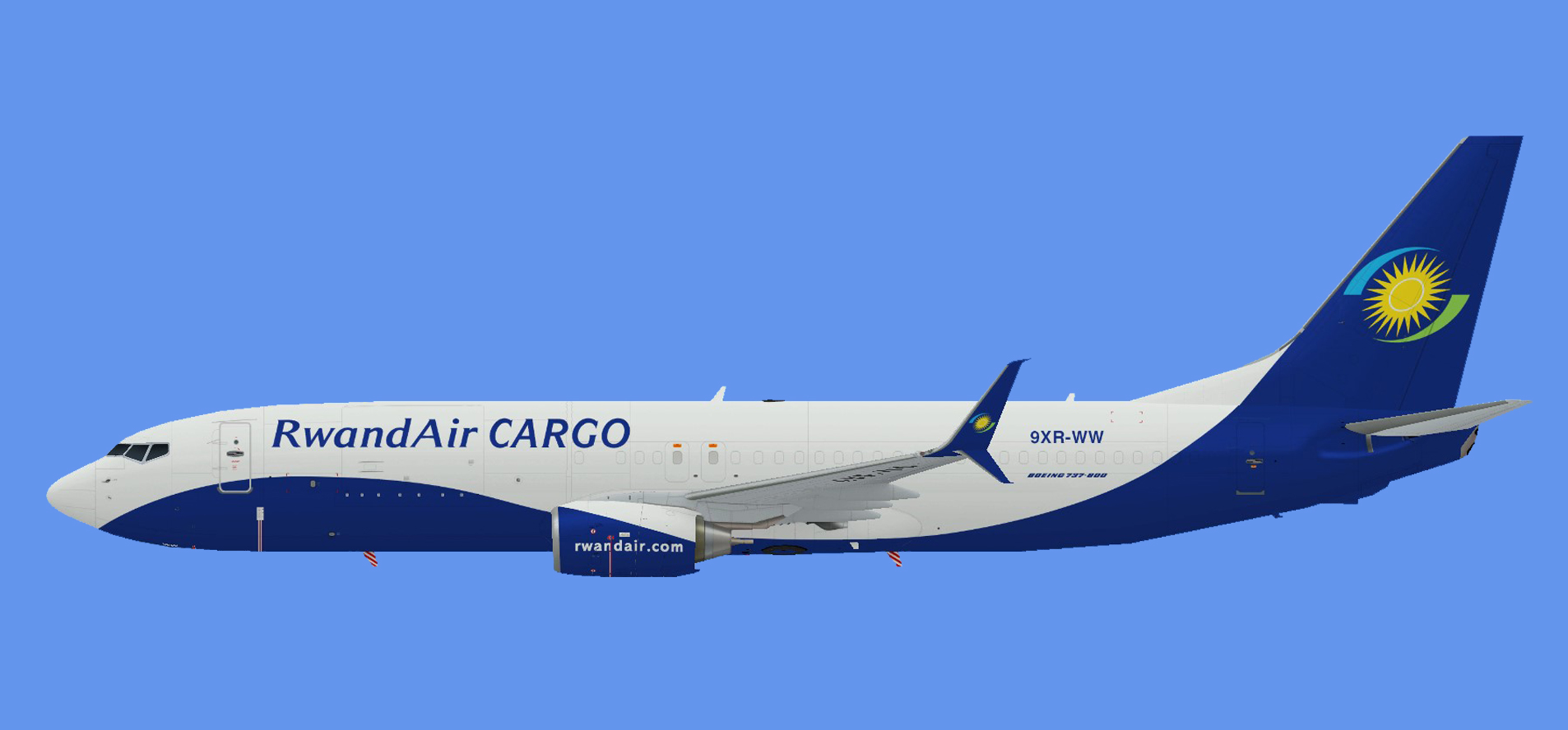 Rwandair Cargo Boeing 737-800