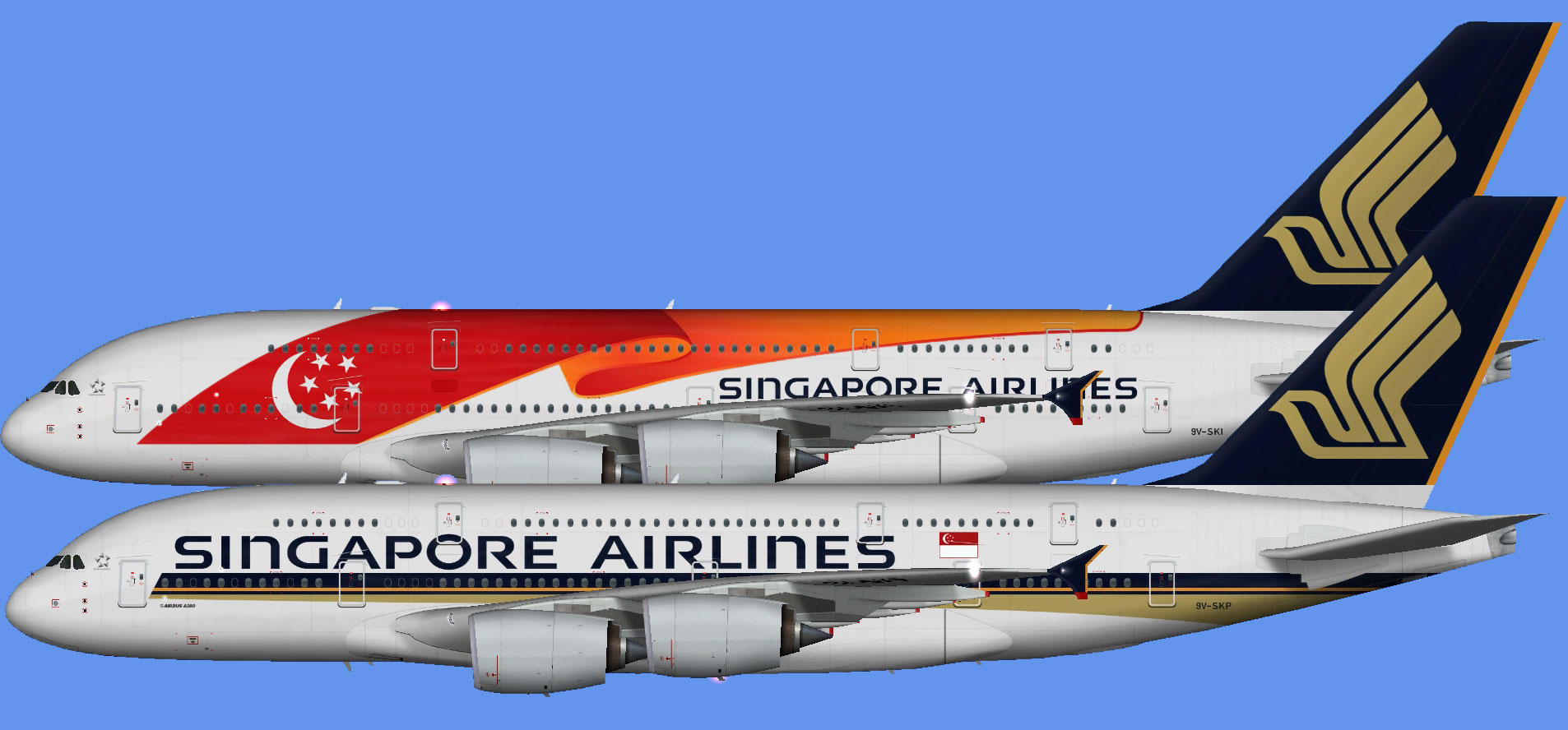 Singapore Airlines Airbus A380 (FSP)