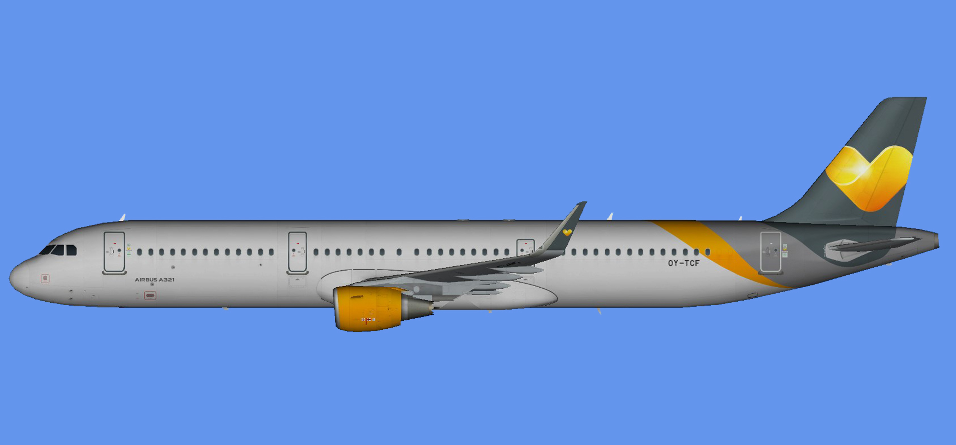 Sunclass Airlines Airbus A321 (sharklets)