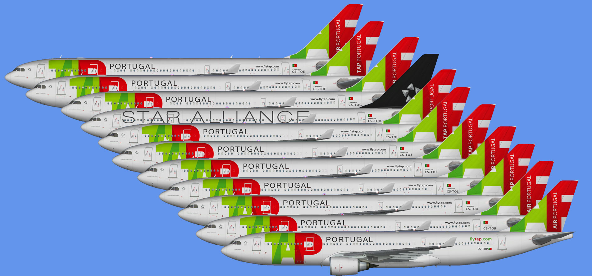 TAP Air Portugal A330-200 (FSP) 