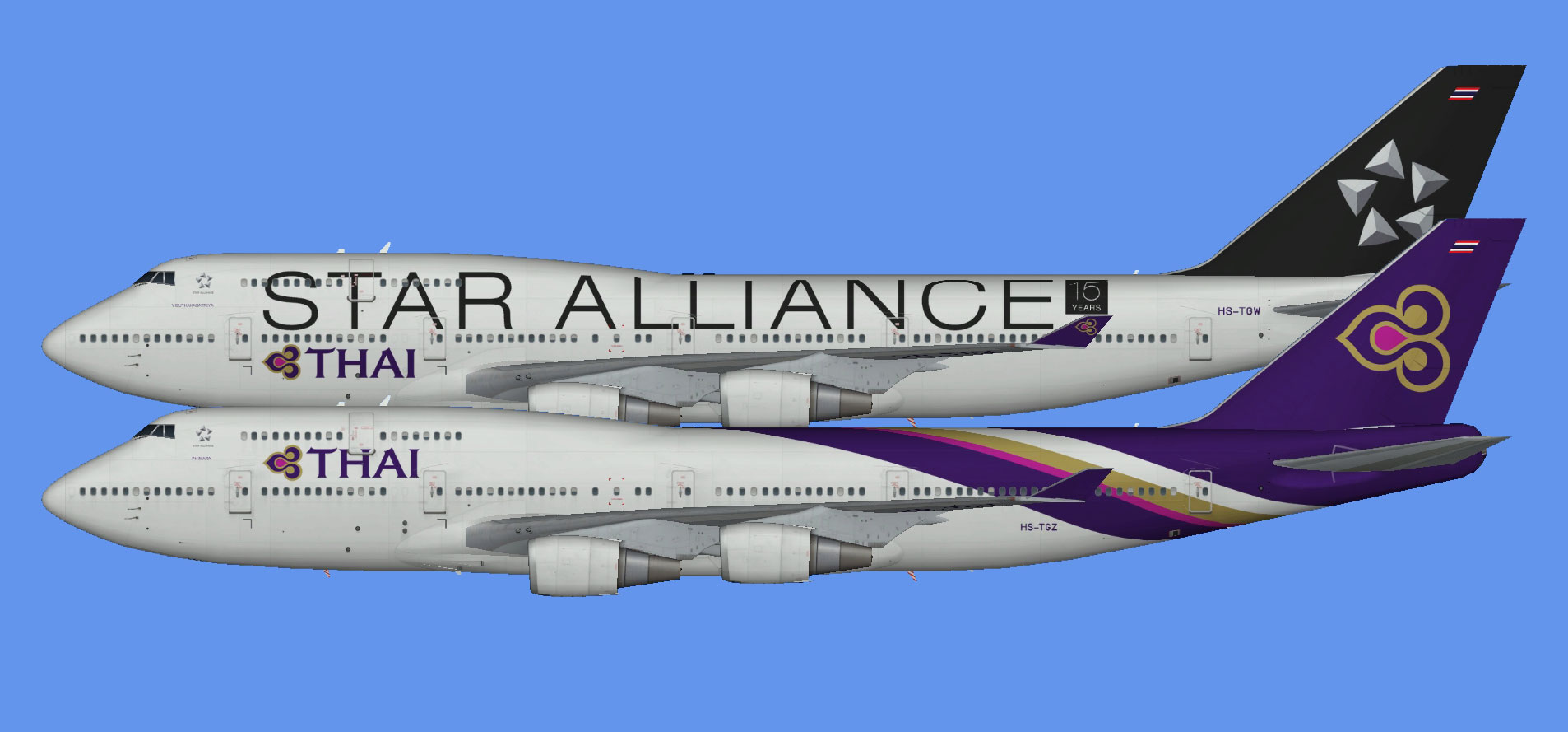 Thai Airways Boeing 747-400