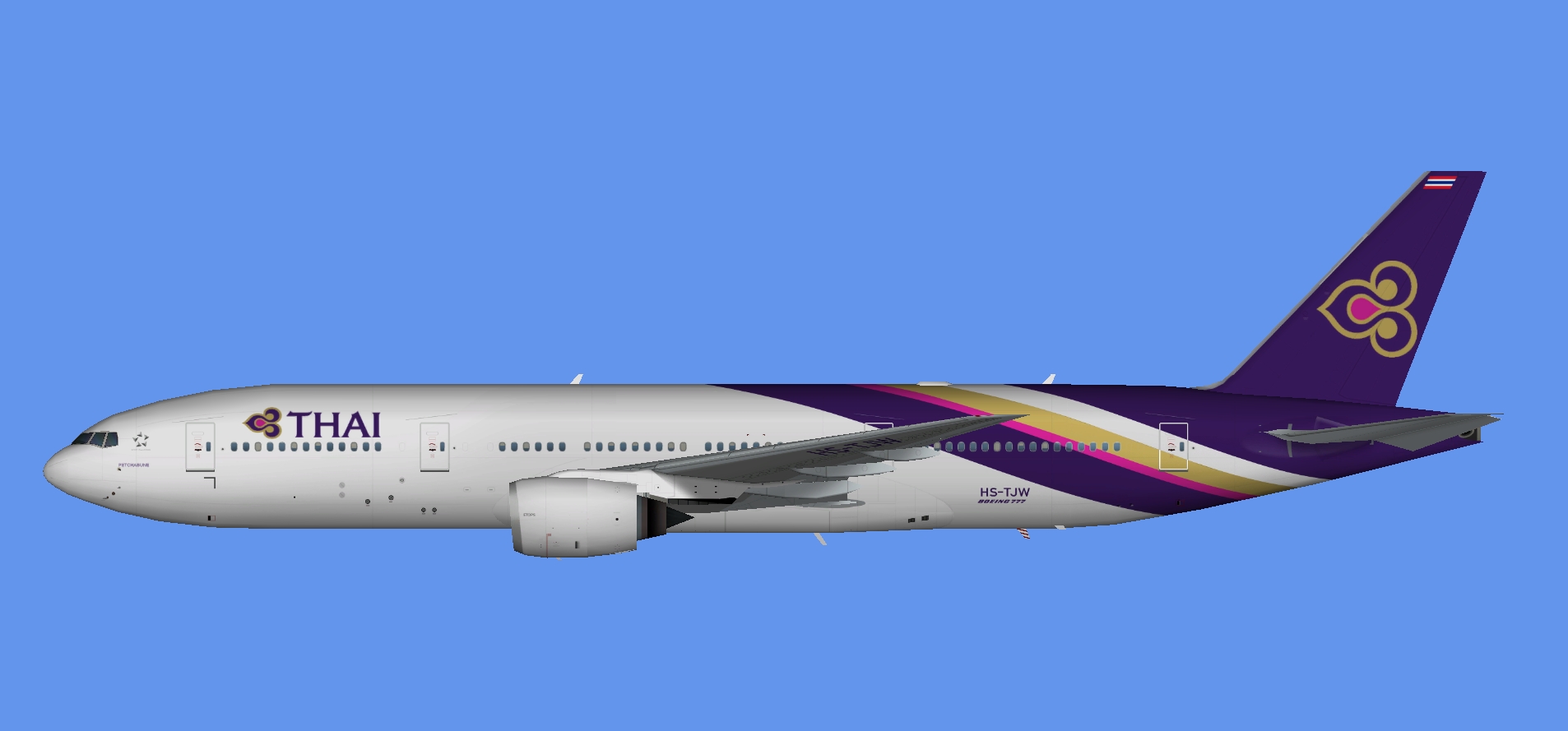 Thai Airways Boeing 777-200 (TFS)