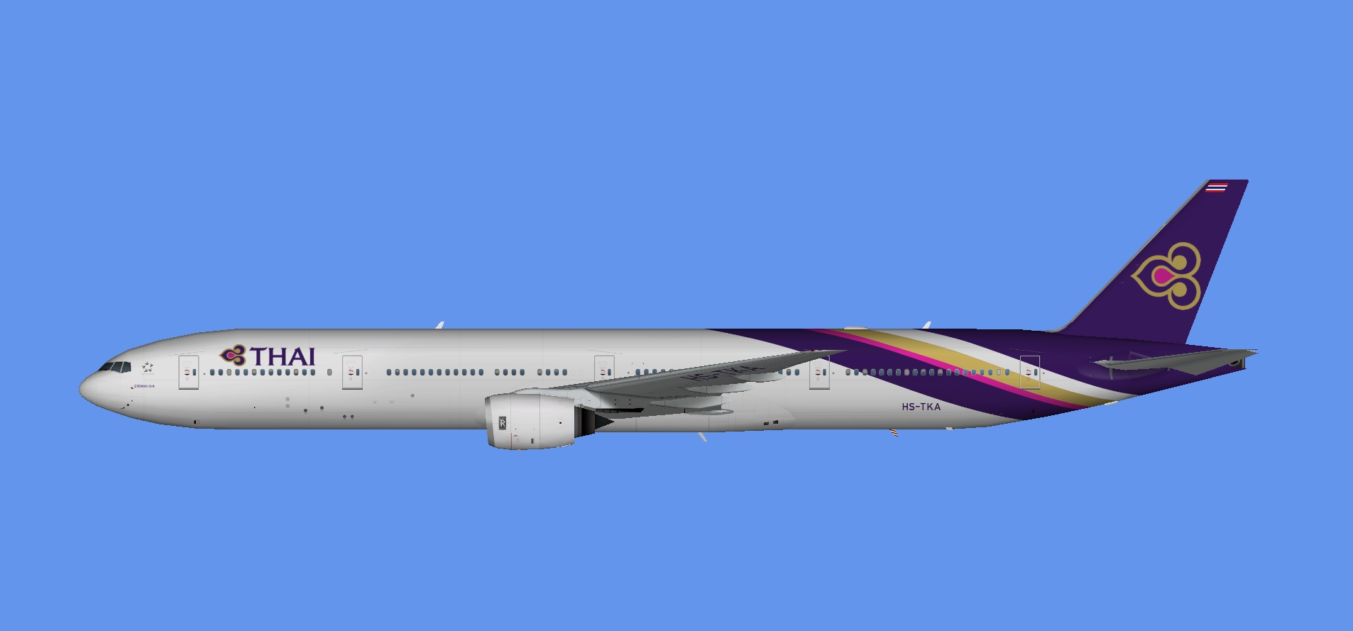 Thai Airways Boeing 777-300 (TFS)