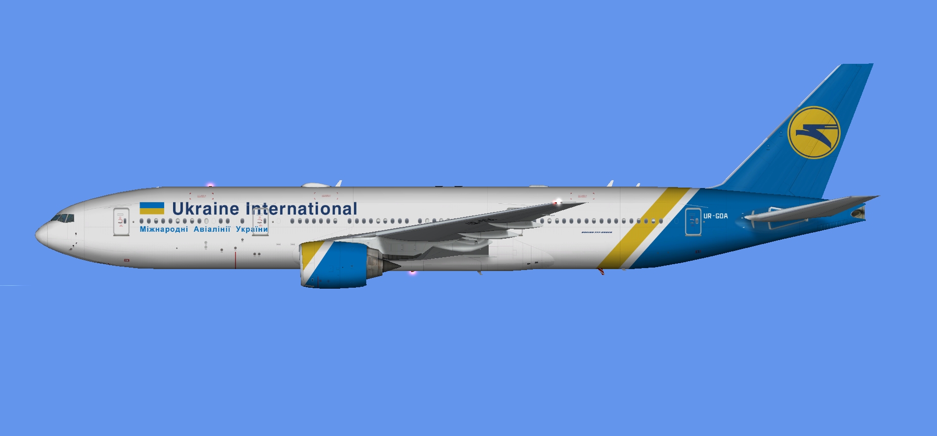 Ukraine International 777-200 (FSP)