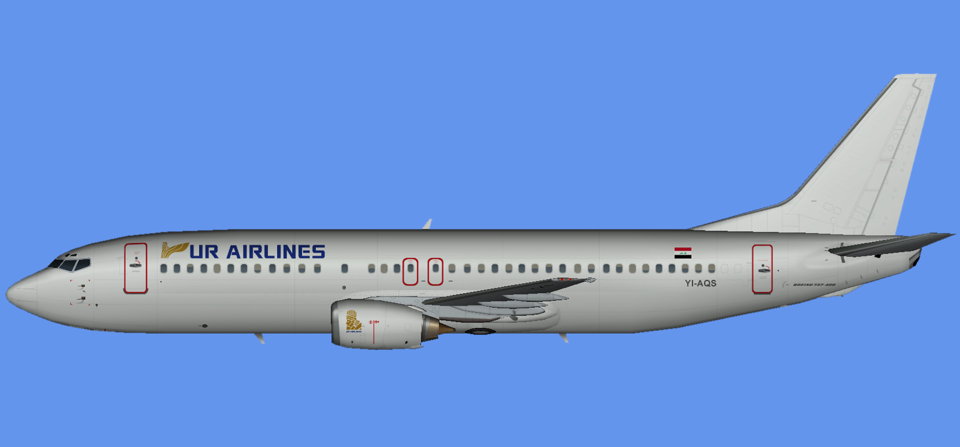 Ur Airlines Boeing 737-400