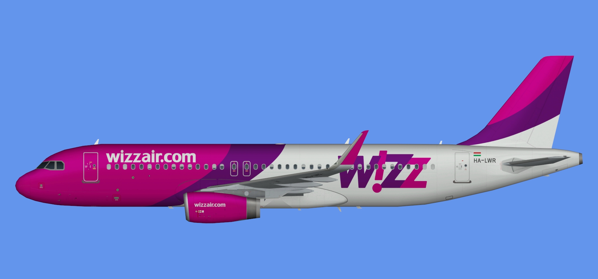 Wizz Air A320 OC (sharklets)